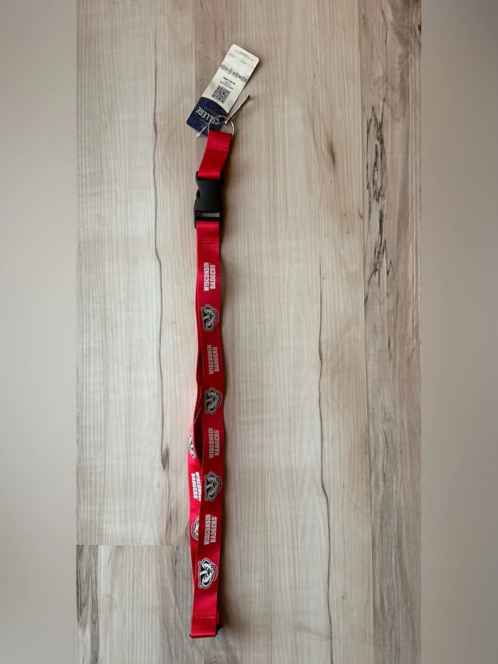 Wisconsin Badgers Red Lanyard